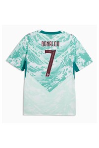 Portugali Cristiano Ronaldo #7 Jalkapallovaatteet Vieraspaita MM-kisat 2026 Lyhythihainen